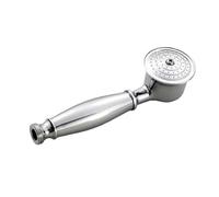 Pommeau de Duche Vintage Copper Chrome Plated Handheld Shower Bathroom Hand Head Spray Bath Replace Accessories(Chromeplate)