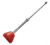 Pommeau de frein pour vélo d'appartement avec intégration ergonomique du guidon et fonction de freinage mécanique fiable (rouge)