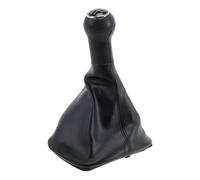 Pommeau de levier 5 vitesses simili-cuir noir TOPRAN pour VW Golf 4 - Boîte à câbles