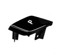 Pommeau de levier de vitesse, 1 housse de bouton P, remplacement direct mat ou noir piano pour BMW Série 5 6 7 X3 X4 G30 G31 G11 G12 G01 G02 2017-2022 (noir piano)
