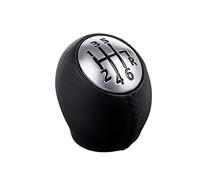 Pommeau de levier de vitesse 5/6 pour Renault Laguna, Megane 2, Clio 3, Scenic 2 - Manette cuir (Color: 6 vitesse cuir)