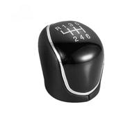 Pommeau de Levier de Vitesse 5/6 Vitesses for Ford Mondeo Mk4 S-Max C-Max for Ford Focus Mk2 for Kuga Bras de Levier de Vitesse en Cuir Accessoires de Voiture(6 Speed Black)