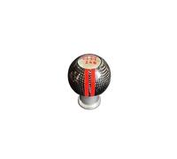 Pommeau de Levier de Vitesse 5 Vitesses 6 Vitesses en Cuir véritable et Fibre de Carbone pour Mazda MX-5 MX5 (Br6speed)