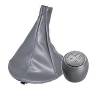 Pommeau De Levier De Vitesse 5 Vitesses Avec Cache-poussière En Cuir Pour Fiat Pour Panda 2003-2012 500 500c 2007-2013(Gear knob gaiter)