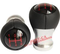 Pommeau de levier de vitesse 5 vitesses en cuir pour Kia Rio Mk3 Kia Picanto Mk2 2011-2017