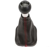 Pommeau de levier de vitesse 6 vitesses avec coutures noir et rouge pour Touran 1T3 2010 à 2015 modèle avec codes OEM 1T0711113 2K0711113 1T0711456