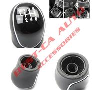 Pommeau de levier de vitesse 6 vitesses en cuir Convient pour Ford Focus Kuga C-Max S-Max Mondeo Transit Galaxy