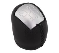 Pommeau de levier de vitesse 6 vitesses R marqué pour Iveco Daily IV V VI 2006 à 2017 Style cuir noir et accents décoratifs argentés