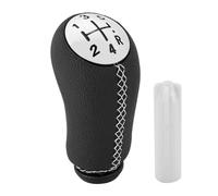 Pommeau de levier de vitesse à 5 vitesses pour 10 x 5 x 5 cm 2009, ce qui en fait une mise à niveau visuellement attrayante, le pommeau offre une prise en main confortable (ligne blanche)