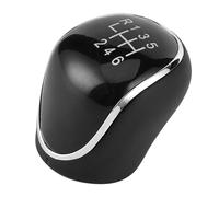 Pommeau de levier de vitesse à 6 vitesses, accessoire de levier de handball pour pommeau de levier de vitesse en plastique + cuir pour Focus/Galaxy/Kuga/C-MAX