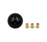 Pommeau de levier de vitesse à bille Pommeau de levier de vitesse de voiture Pommeau de levier de vitesse Tête de levier de vitesse Convient à la plupart des voitures MT Noir/blanc Changeur de vitesse