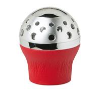 Pommeau De Levier De Vitesse Alu/Cuir -Speedster- Rouge - Avec Bague De Marche Arriere