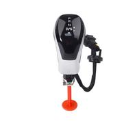 Pommeau de levier de vitesse Boîte de vitesses automatique Capuchon argent mat Lumière Rouge pour Golf mk6/7 B7/8 Tiguan MK2 Octavia Kodiaq superba jetta MK5 MK6 T-roc Polo seat ibiza mk5 leon
