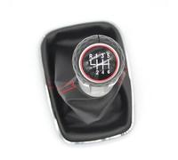 Pommeau De Levier De Vitesse Compatible Avec VW Pour Jetta Pour MK4 Pour Bora 1999 2000 2001 2002 2003 2004 Pommeau De Levier Vitesse Pour Accessoires Automobiles(Red 6-speed)