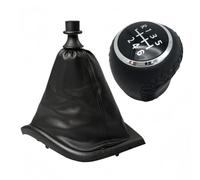 Pommeau de levier de vitesse de rechange et soufflet pour engrenage de rechange en plastique, ce qui le rend pour tout le monde, prise en main confortable conçue avec une texture (6 vitesses)