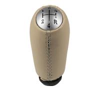 Pommeau de levier de vitesse de rechange pour Clio 2 II, Megane 2 II pour Kangoo, pommeau de levier de vitesse de voiture, housse anti-poussière et capuchon noir mat (capuchon beige mat)