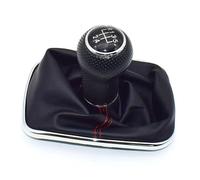 Pommeau de levier de vitesse de rechange pour VW Golf 4 IV MK4 pour GTI R32 pour Bora pour Jetta 1999-2004 5 vitesses Cadre noir Soufflet de levier de vitesse 23 mm (6 vitesses-10) (5 vitesses-9)