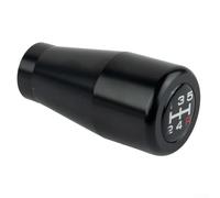 Pommeau de levier de vitesse de voiture à 5 vitesses avec adaptateurs M8 pour levier de vitesses manuel de course en alliage d'aluminium noir