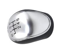 Pommeau de levier de vitesse de voiture à 6 vitesses de rechange pour IX35 2012 2013 2014 2015 2016 (argenté)