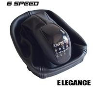 Pommeau de levier de vitesse de voiture classique avec couvercle anti-poussière en cuir, levier pour Mercedes Benz W203
