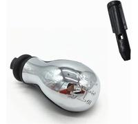 Pommeau de levier de vitesse de voiture Pommeau levier pour vitesse chromé pour voiture, adaptateur manchon pour pour Citroën pour Picasso pour Saxo pour Xsara(Combo)
