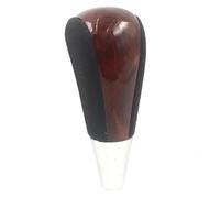 Pommeau de levier de vitesse en cuir pour Toyota Previa Estima 3 III MK3 (ACR50) 2006-2022 - Pommeau de levier de vitesse automatique en cuir (noir) (bois)