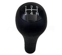 Pommeau de levier de vitesse en plastique et cuir pour Ford Focus MK1 1998-2005 5 6 vitesses OEM XS4R7217AA Forme ergonomique Amélioration de la manipulation Montage facile Design moderne Noir Pièce