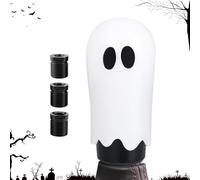 Pommeau de levier de vitesse Ghost pour voiture - Pommeau de levier de vitesse manuel en forme de fantôme - Modification intérieure du véhicule - Décoration d'Halloween pour taxi, camion, berline