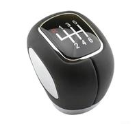 Pommeau de levier de vitesse Handball en cuir noir pour transmission manuelle pour Chevrolet Cruze 5 et 6 vitesses et certains modèles, y compris Outlander et Lancer Series (6 vitesses)