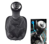 Pommeau de levier de vitesse manuel 5 6 vitesses avec cache poussière pour O-pel Corsa D 2006 2007 2008 2009 2010-2014 (R6 Vitesses)