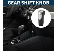 Pommeau De Levier De Vitesse Manuel à 5 Vitesses Pour Ford Fiesta Mk6 | Pommeau De Levier De Vitesse Avant Pour Bo?te De Vitesses Automobile Noir Argenté En Plastique 1 Pièce