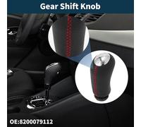 Pommeau De Levier De Vitesse Manuel à 5 Vitesses Pour Renault Captur I Durable No.8200079112 | Levier De Vitesses Avant En Plastique Noir Et Rouge 1 Pièce