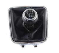 Pommeau de levier de vitesse manuel de voiture 5/6 vitesses avec couvercle de coffre noir, collier de soufflet pour Golf Plus 2005 2006 2007 2008 2009 2010 2011 2012 2013 2014 (taille : 6 vitesses KN