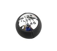 Pommeau de levier de vitesse manuel pour Peugeot 106 206 306 406 107 207 307 407 (6 vitesses noir)