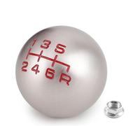 Pommeau de Levier de Vitesse Manuel Universel en Fibre de Carbone véritable, pommeau de Levier de Vitesse en Aluminium, Forme sphérique, Filetage M8x1,25 M10x1,25/x1,5