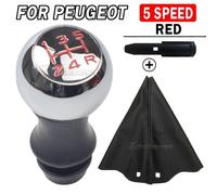 Pommeau de levier de vitesse MT 5 vitesses (rouge 5R-Set) pour Peugeot 106 206
