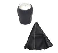 Pommeau De Levier De Vitesse Pommeau Levier Vitesse Pour Nissan Pour Juke F15 2010-2019, Jaquette Anti-poussière, Boîte De Vitesses Manuelle, Poignée(White line)