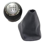 Pommeau de Levier de Vitesse Pommeau Levier Vitesse Voiture pour Corolla E15 E150 2006-2012 Accessoires de Voiture-6 Speed Silver Pair