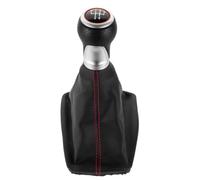 Pommeau de Levier de Vitesse pour Audi Ach Sc B8 8K A5 8T 5 8R 2007-2015, Poignée de Levier de Vitesse Antidérapant Voiture Accessoires,Red line red circle 5 levels