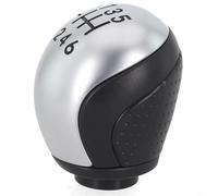 Pommeau de levier de vitesse pour C5 2001-2008 et 407 RCZ, 5/6 vitesses avec construction en plastique ABS et cuir, design ergonomique à bille pour des changements de vitesse fluides (6 vitesses)