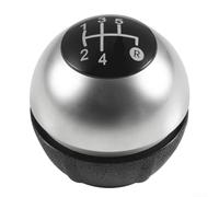 Pommeau de levier de vitesse pour Fiat 500/500C (2007 2018), ajoute du style à votre véhicule (argent)
