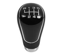 Pommeau de Levier de Vitesse pour Mazda 2/3/323/6/3 BK 2004-2012 (Couleur : Noir, 6 Vitesses)