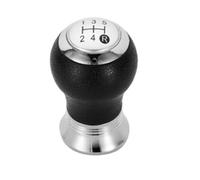 Pommeau de Levier de Vitesse pour Toyota Yaris 2005-2010, Poignée de Levier de Vitesse Antidérapant Voiture Accessoires, bright base-Silver 5-speed