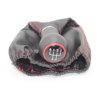 Pommeau de Levier de Vitesse pour VW pour Polo Classic 6N 6N2, Lupo, Caddy, boîte 5 Vitesses, avec Soufflet en Cuir