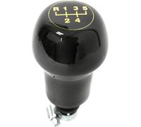 Pommeau de levier de vitesse pour VW Touran 2003-2025 5-vitesses manuel bois précieux noir