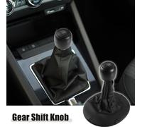 Pommeau De Levier De Vitesse š€ 5 Vitesses Noir Avec Couvre-Soufflet Pour Fiat 500 07-13