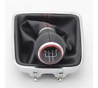 Pommeau de Levier de Vitesse, SAWILI for VW, for Golf Plus 2005 2006 2007 2008 2009 2010 2011 2012 2013 2014 Style de Voiture 5 6 Vitesses pommeau de Levier de Vitesse de Voiture Botte en Cuir (Size