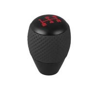 Pommeau De Levier De Vitesse Universel en Cuir Et Aluminium 5 Vitesses pour Modèles pour M8 M10 M12 Levier Vitesse Handball(Black)