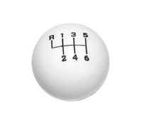 Pommeau De Levier De Vitesse Universel En Forme De Boule À 6 Vitesses, Pommeau De Levier De Vitesse De Voiture, Couvercle Pour Le Levier De Vitesse(6 speed White)