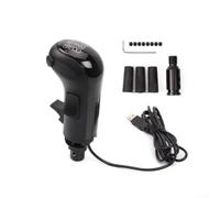 Pommeau de levier de vitesse USB avec commutateur de vitesse haut-bas pour Logitech G25/G27/G29/G920/G923 et pour Thrustmaster TH8A, pour Euro Truck Simulator 2 et pour American Truck Simulator sur PC